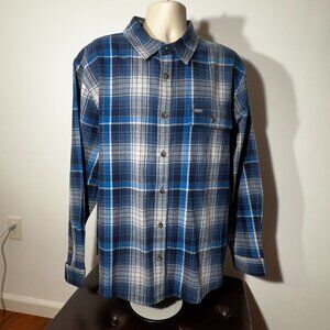 Men's Smith's Work Wear Plaid Flannel Shirt - 2 XL